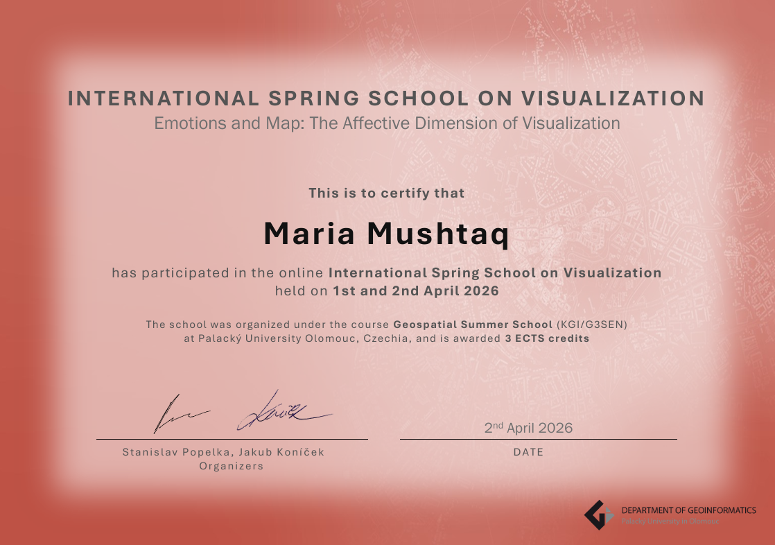 INTERNATIONAL SPRING SCHOOL ON VISUALIZATION